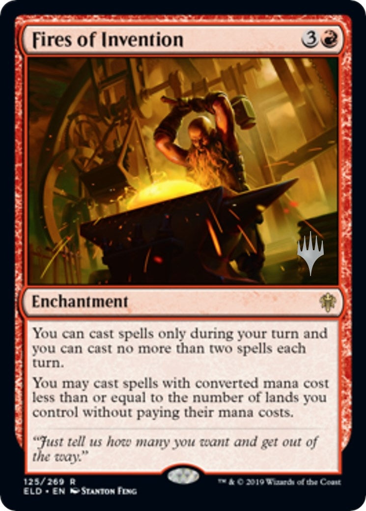 Image for Fires of Invention (125) (Promo Pack: Throne of Eldraine) - Magic: The Gathering
