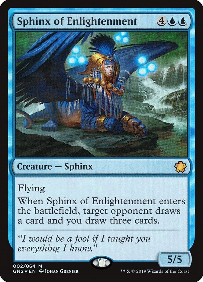 Image for Sphinx of Enlightenment (2) (Magic Game Night 2019) - Magic: The Gathering