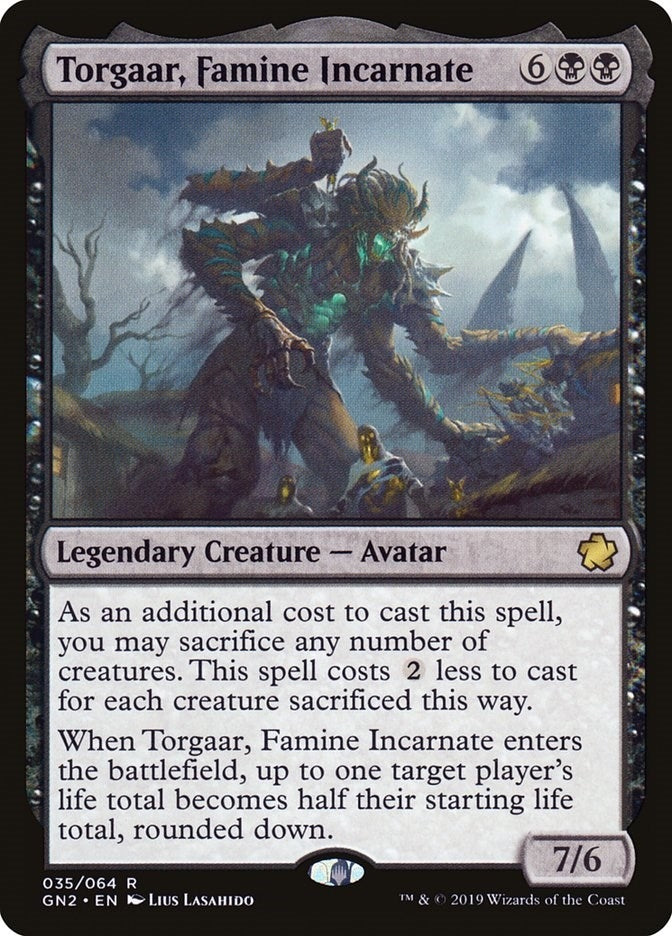 Image for Torgaar, Famine Incarnate (35) (Magic Game Night 2019) - Magic: The Gathering