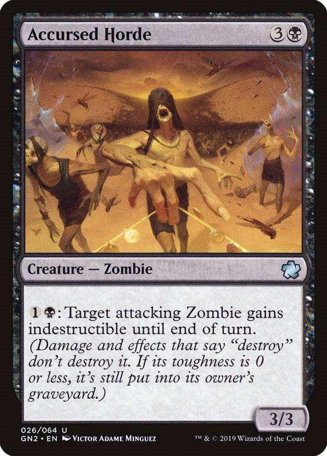 Image for Accursed Horde (26) (Magic Game Night 2019) - Magic: The Gathering