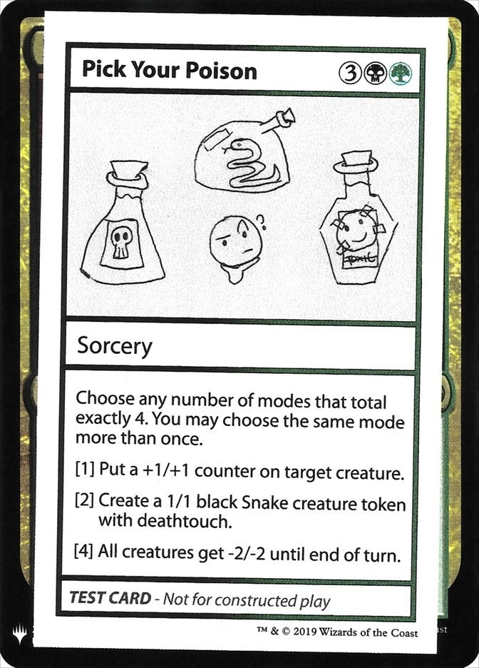 Image for Pick Your Poison (Mystery Booster: Convention Edition Exclusives) - Magic: The Gathering