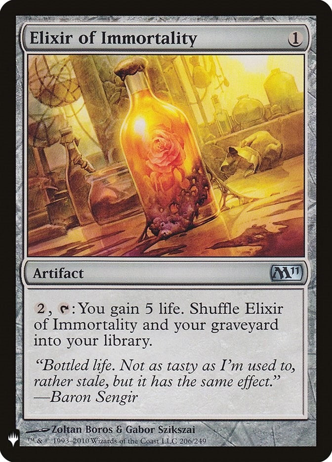 Image for Elixir of Immortality (206) (The List Reprints) - Magic: The Gathering