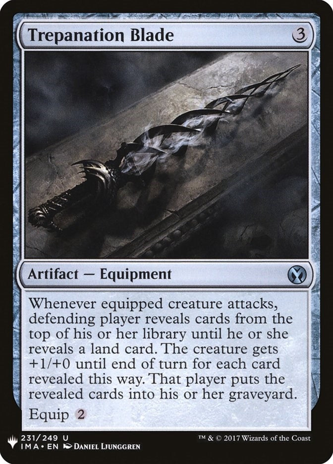 Image for Trepanation Blade (231) (The List Reprints) - Magic: The Gathering