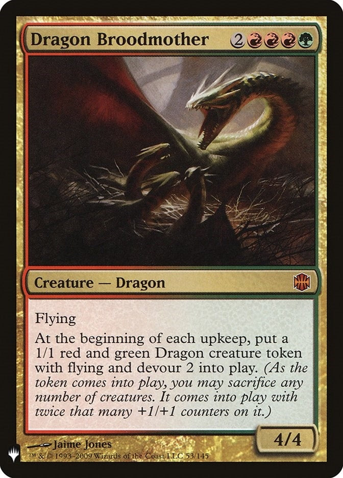 Image for Dragon Broodmother (53) (The List Reprints) - Magic: The Gathering