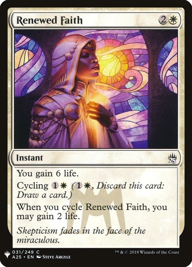 Image for Renewed Faith (31) (The List Reprints) - Magic: The Gathering