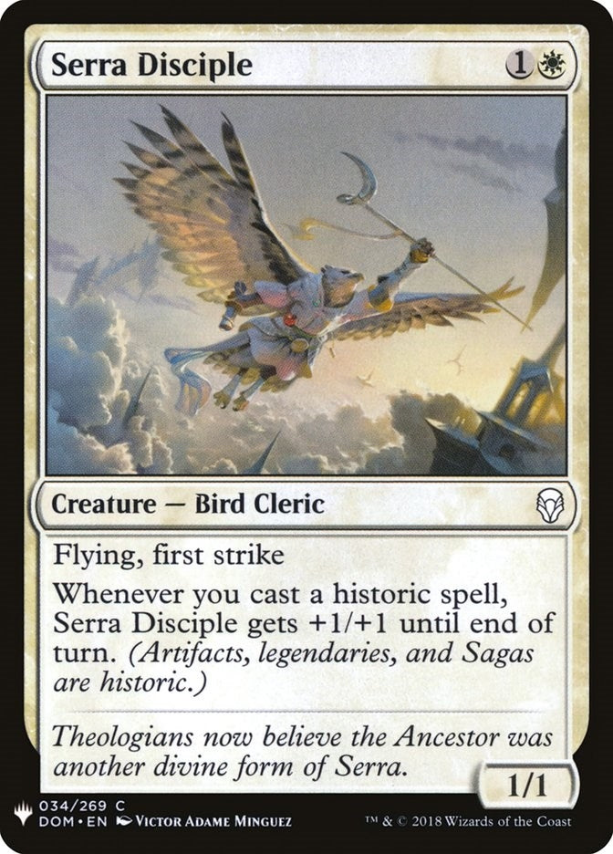 Image for Serra Disciple (34) (The List Reprints) - Magic: The Gathering
