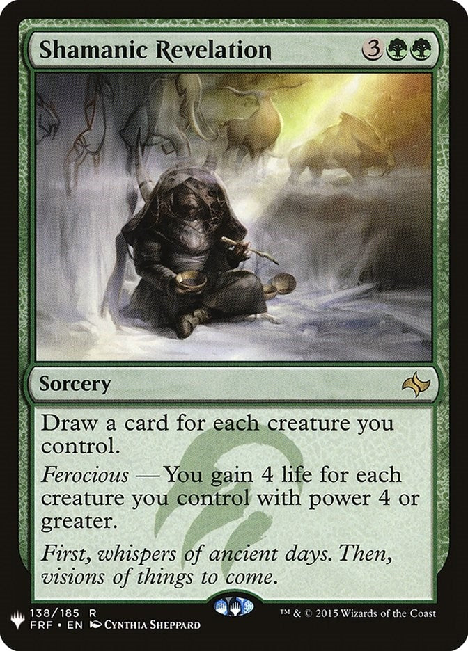 Image for Shamanic Revelation (138) (The List Reprints) - Magic: The Gathering