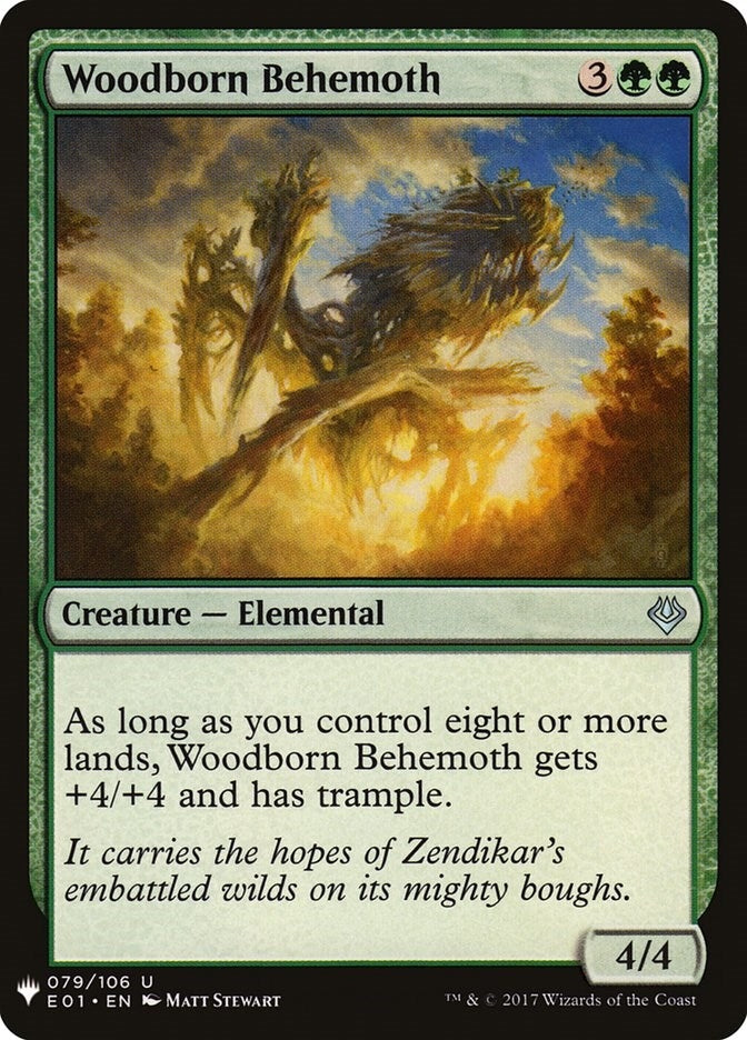 Image for Woodborn Behemoth (79) (The List Reprints) - Magic: The Gathering