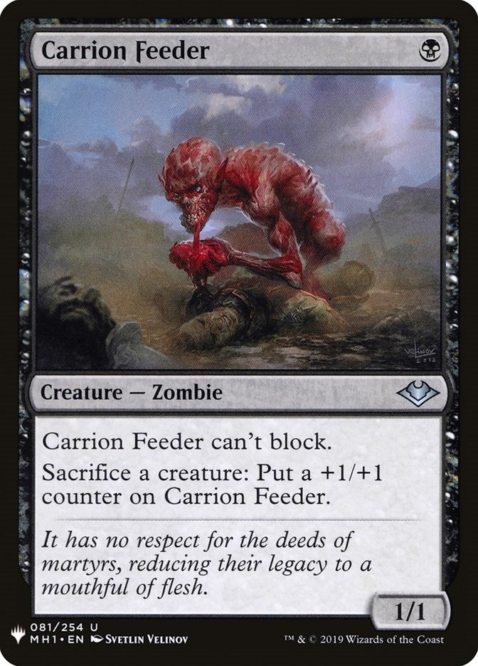 Image for Carrion Feeder (81) (The List Reprints) - Magic: The Gathering