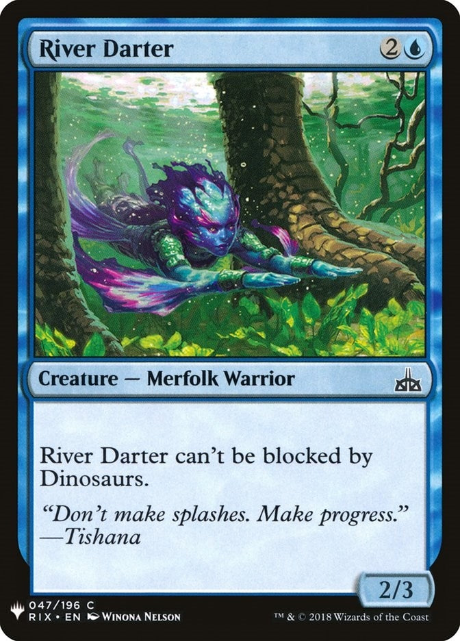 Image for River Darter (47) (The List Reprints) - Magic: The Gathering