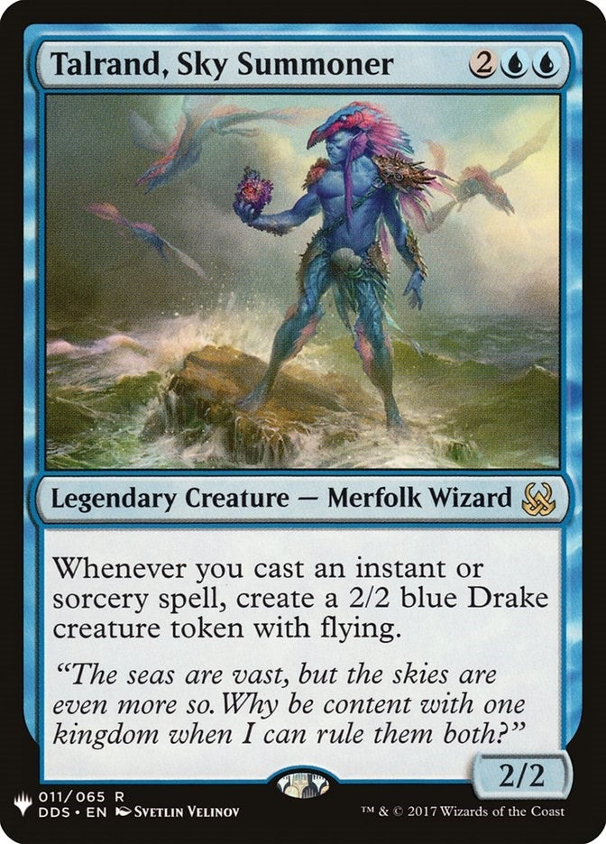 Image for Talrand, Sky Summoner (11) (The List Reprints) - Magic: The Gathering