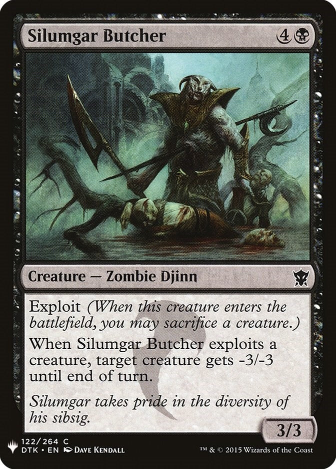 Image for Silumgar Butcher (122) (The List Reprints) - Magic: The Gathering