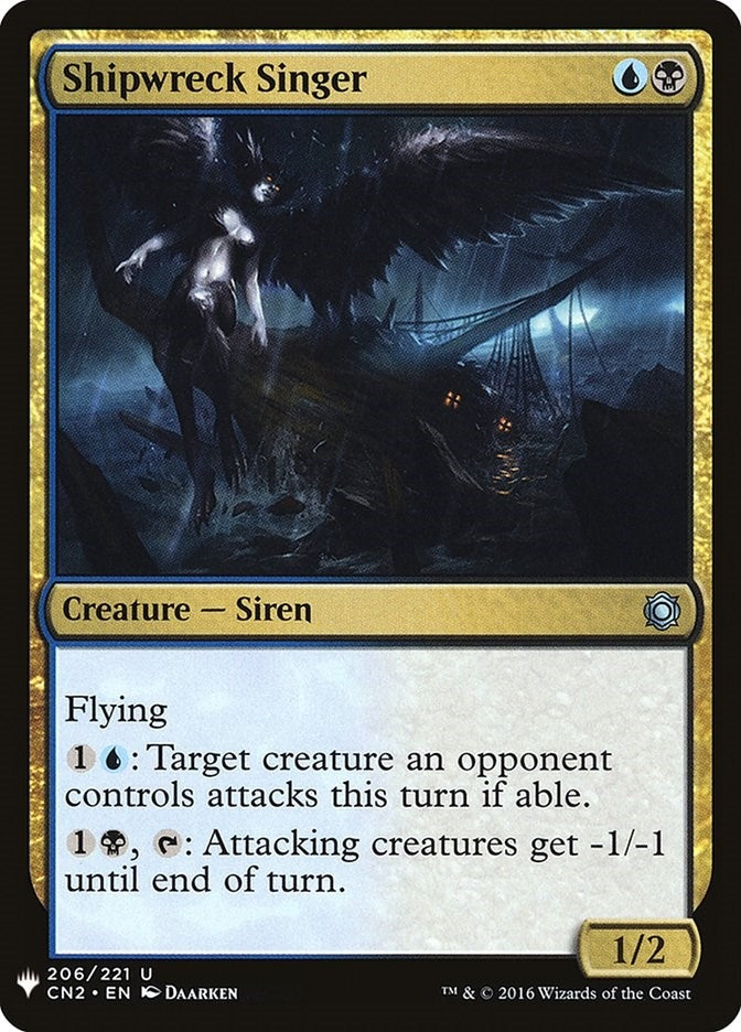 Image for Shipwreck Singer (206) (The List Reprints) - Magic: The Gathering