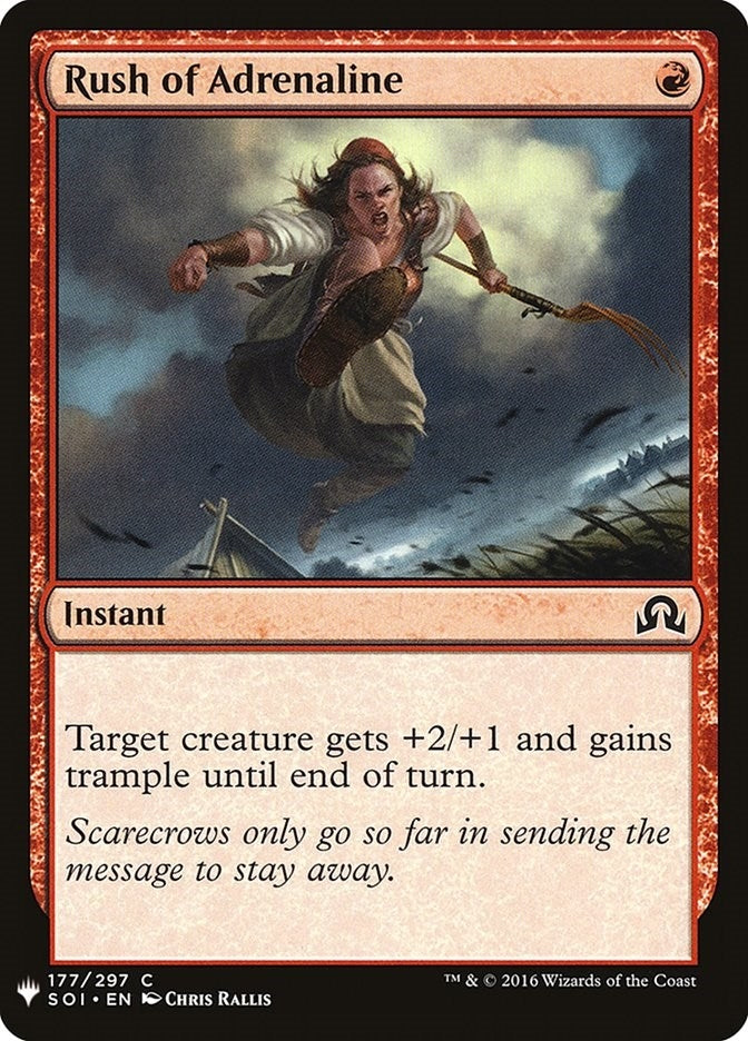 Image for Rush of Adrenaline (177) (The List Reprints) - Magic: The Gathering
