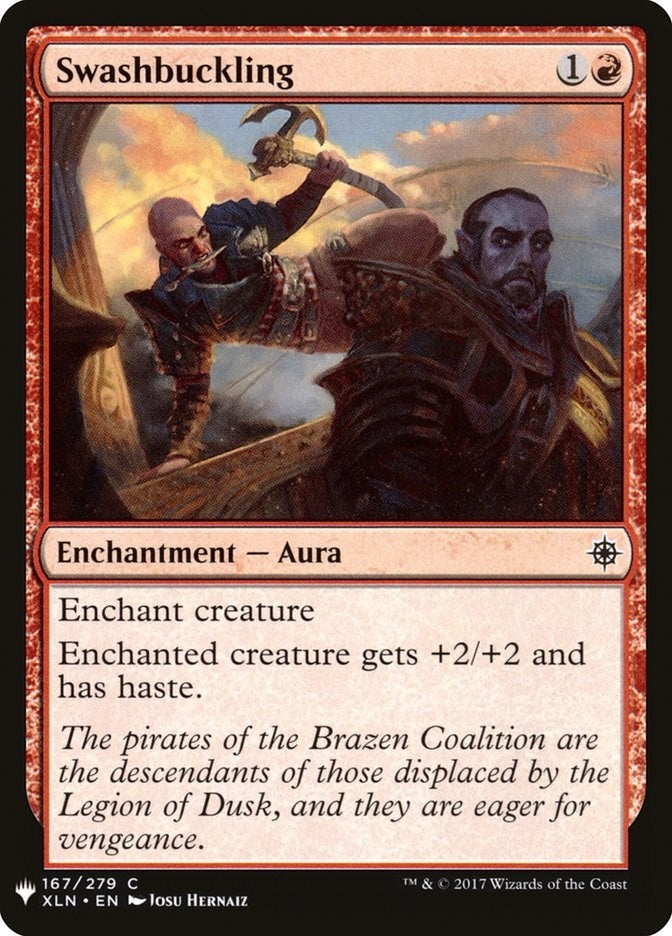 Image for Swashbuckling (167) (The List Reprints) - Magic: The Gathering