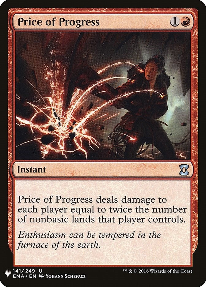 Image for Price of Progress (EMA) (141) (The List Reprints) - Magic: The Gathering