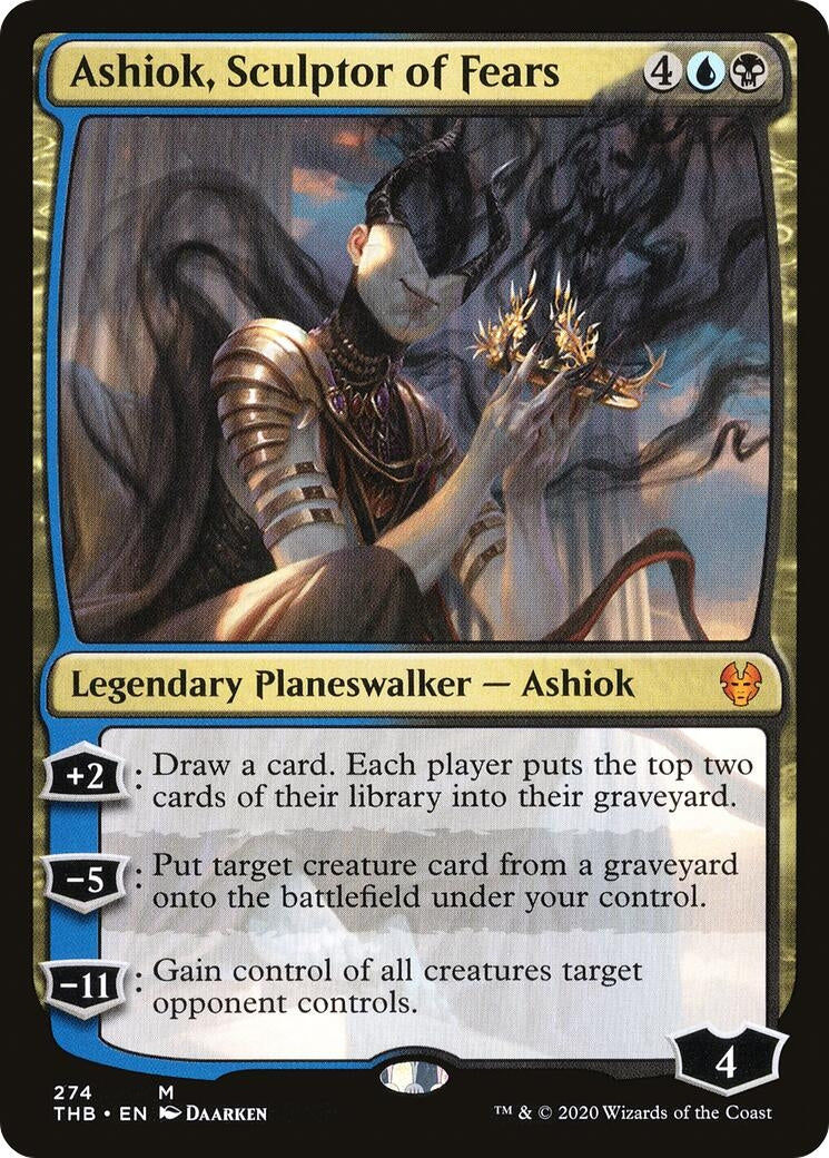 Image for Ashiok, Sculptor of Fears (274) (Theros Beyond Death) - Magic: The Gathering