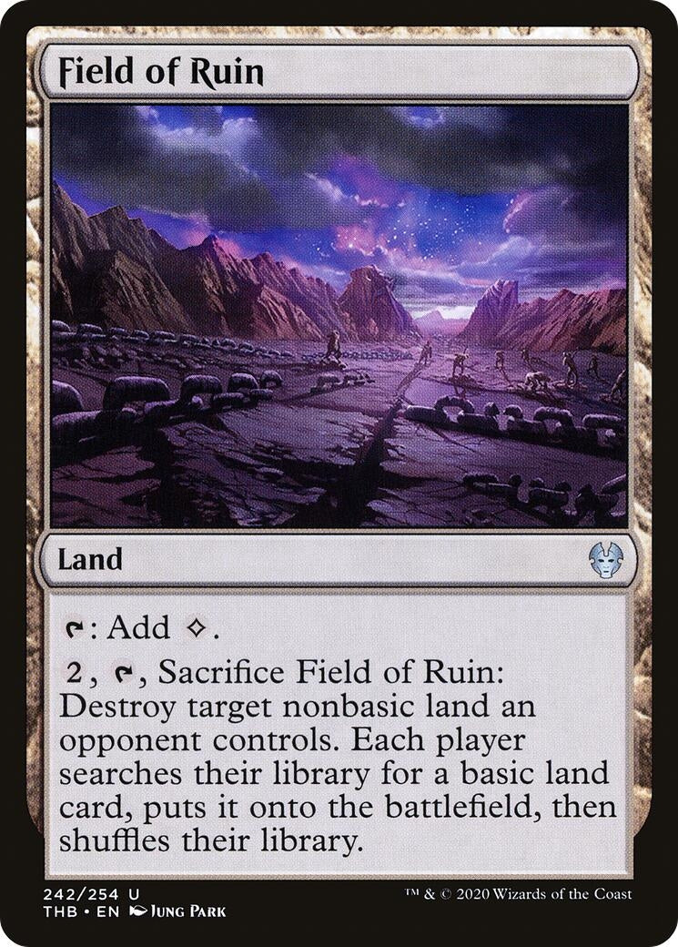 Image for Field of Ruin (242) (Theros Beyond Death) - Magic: The Gathering