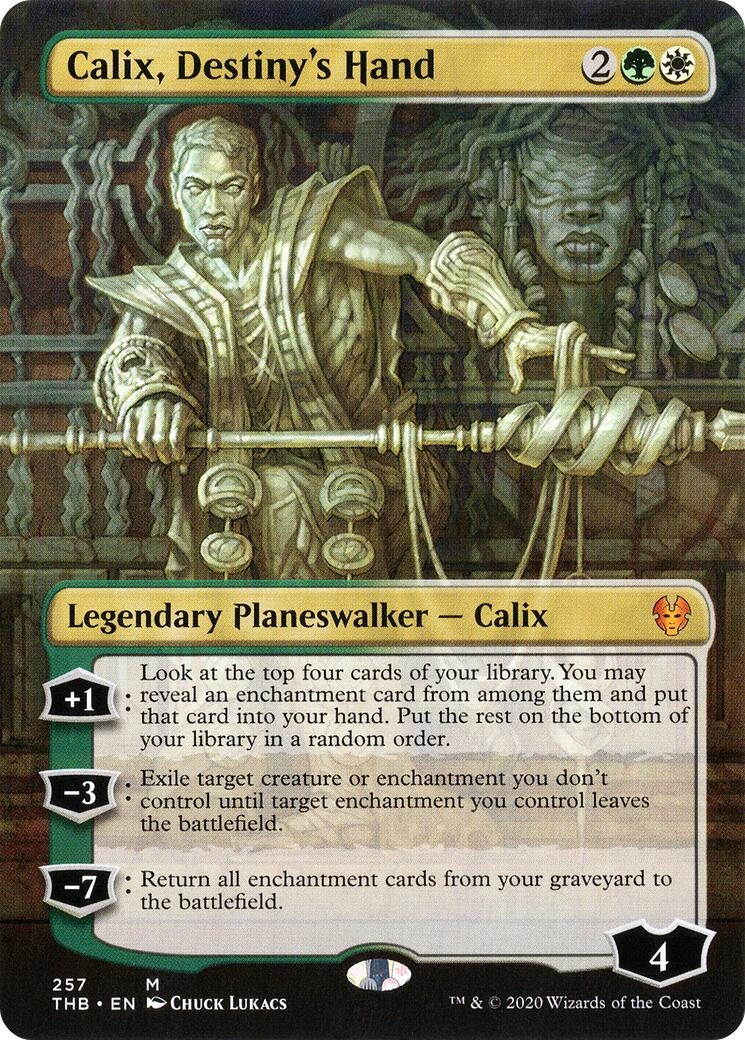 Image for Calix, Destiny's Hand (Borderless) (257) (Theros Beyond Death) - Magic: The Gathering