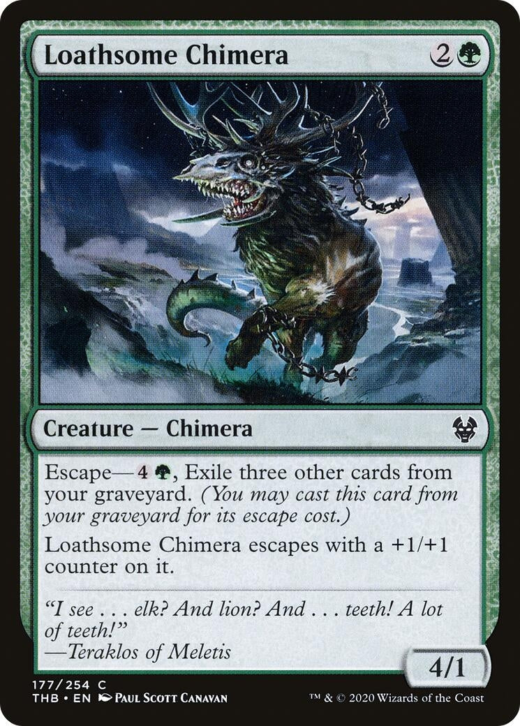 Image for Loathsome Chimera (177) (Theros Beyond Death) - Magic: The Gathering