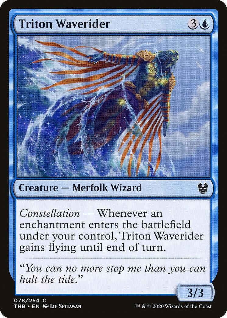 Image for Triton Waverider (78) (Theros Beyond Death) - Magic: The Gathering