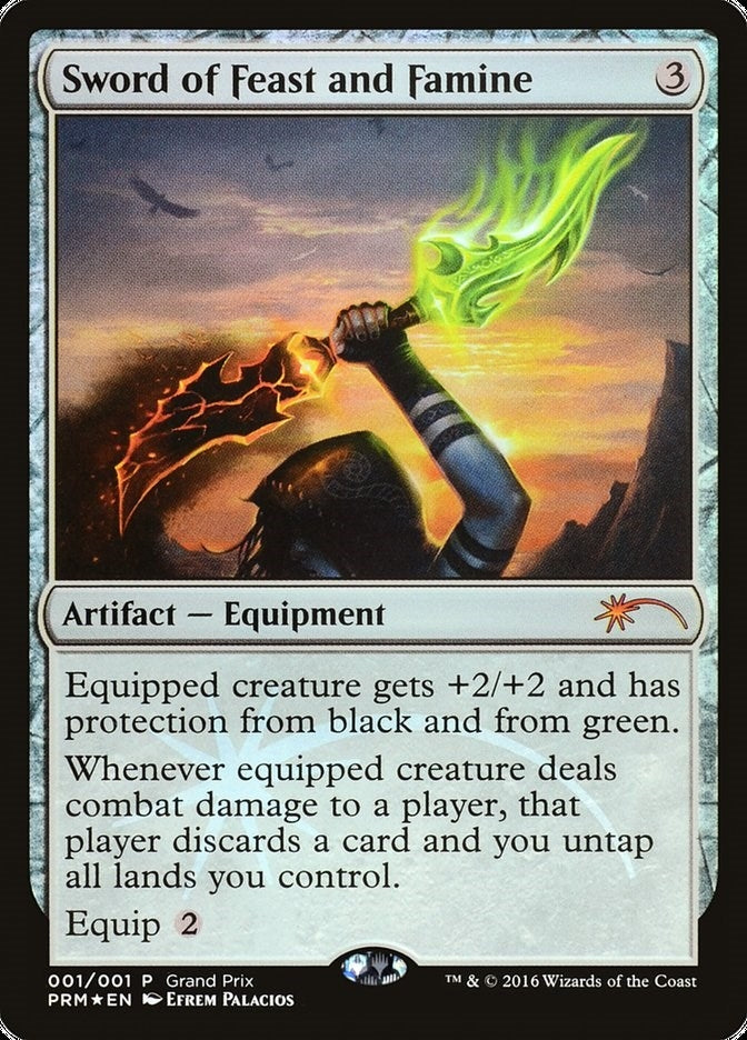 Image for Sword of Feast and Famine (1) (Grand Prix Promos) - Magic: The Gathering