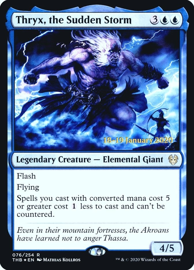 Image for Thryx, the Sudden Storm (76) (Prerelease Cards) - Magic: The Gathering