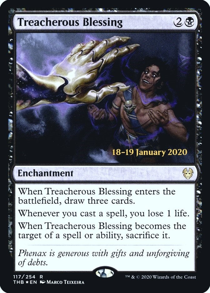 Image for Treacherous Blessing (117) (Prerelease Cards) - Magic: The Gathering