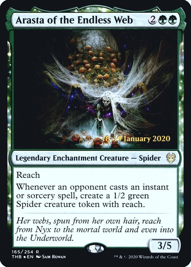 Image for Arasta of the Endless Web (165) (Prerelease Cards) - Magic: The Gathering