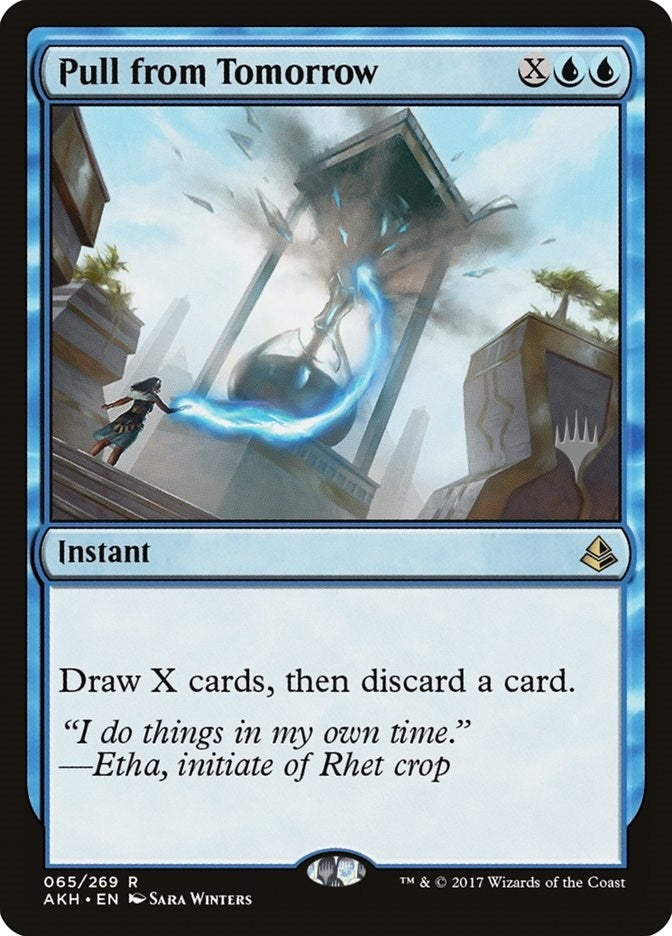 Image for Pull from Tomorrow (65) (Promo Pack: Theros Beyond Death) - Magic: The Gathering