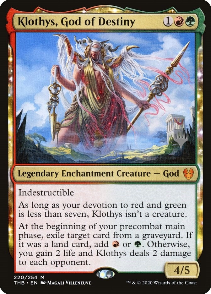 Image for Klothys, God of Destiny (220) (Promo Pack: Theros Beyond Death) - Magic: The Gathering