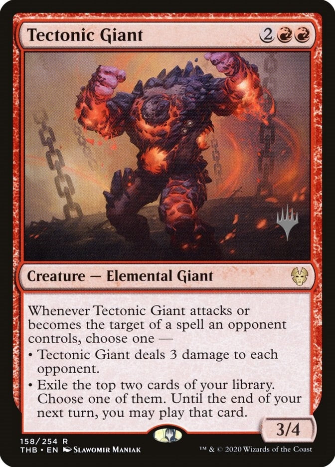 Image for Tectonic Giant (158) (Promo Pack: Theros Beyond Death) - Magic: The Gathering