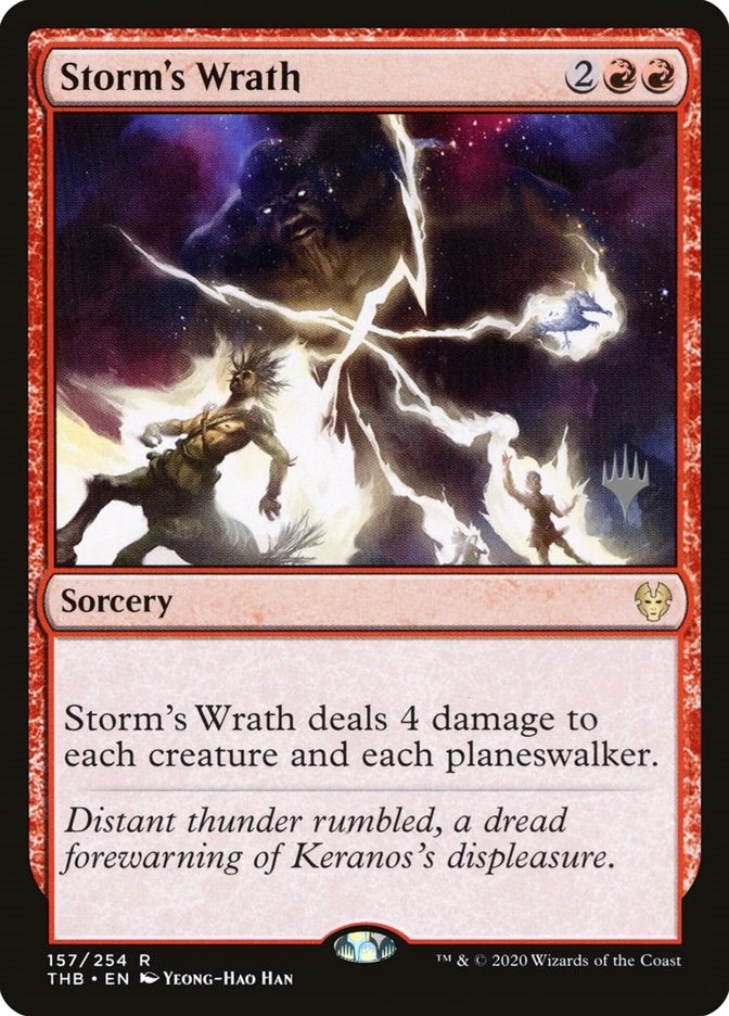Image for Storm's Wrath (157) (Promo Pack: Theros Beyond Death) - Magic: The Gathering