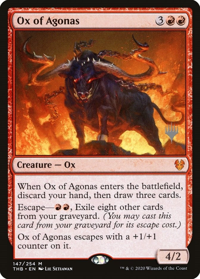 Image for Ox of Agonas (147) (Promo Pack: Theros Beyond Death) - Magic: The Gathering