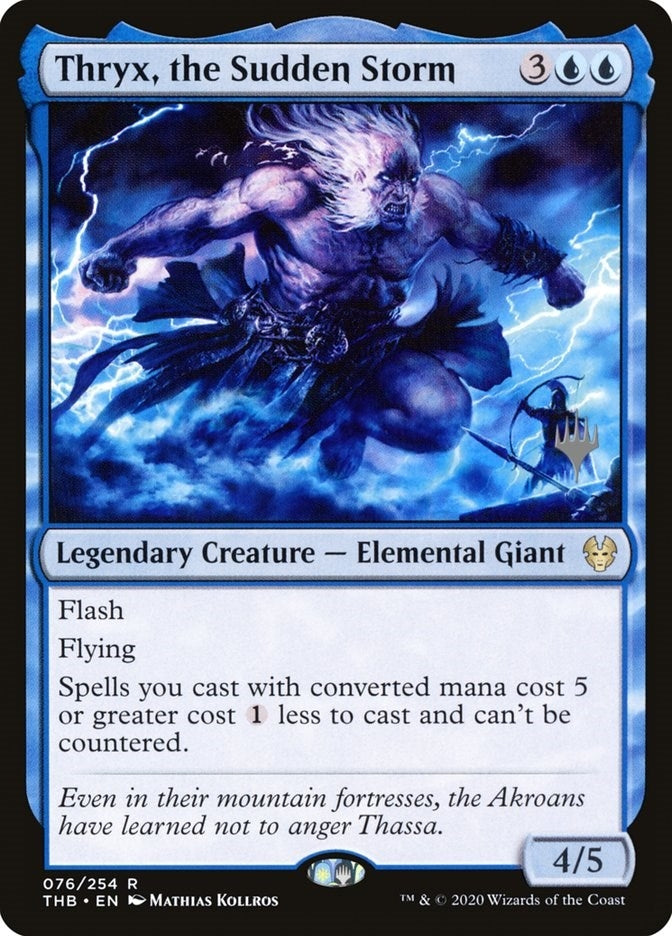 Image for Thryx, the Sudden Storm (76) (Promo Pack: Theros Beyond Death) - Magic: The Gathering