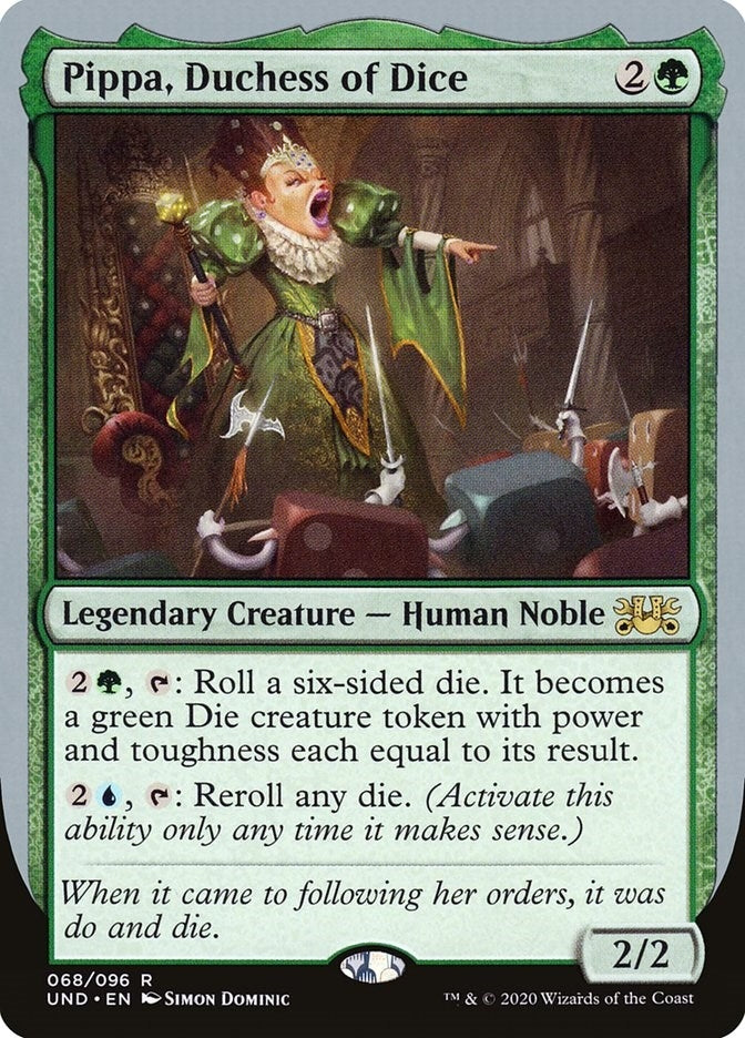 Image for Pippa, Duchess of Dice (68) (Unsanctioned) - Magic: The Gathering