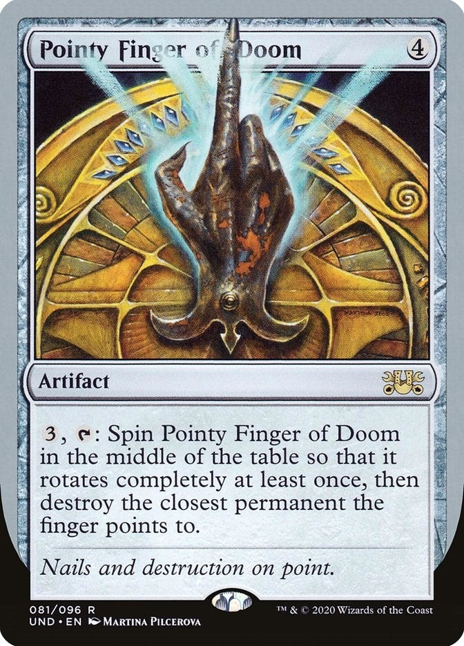 Image for Pointy Finger of Doom (81) (Unsanctioned) - Magic: The Gathering