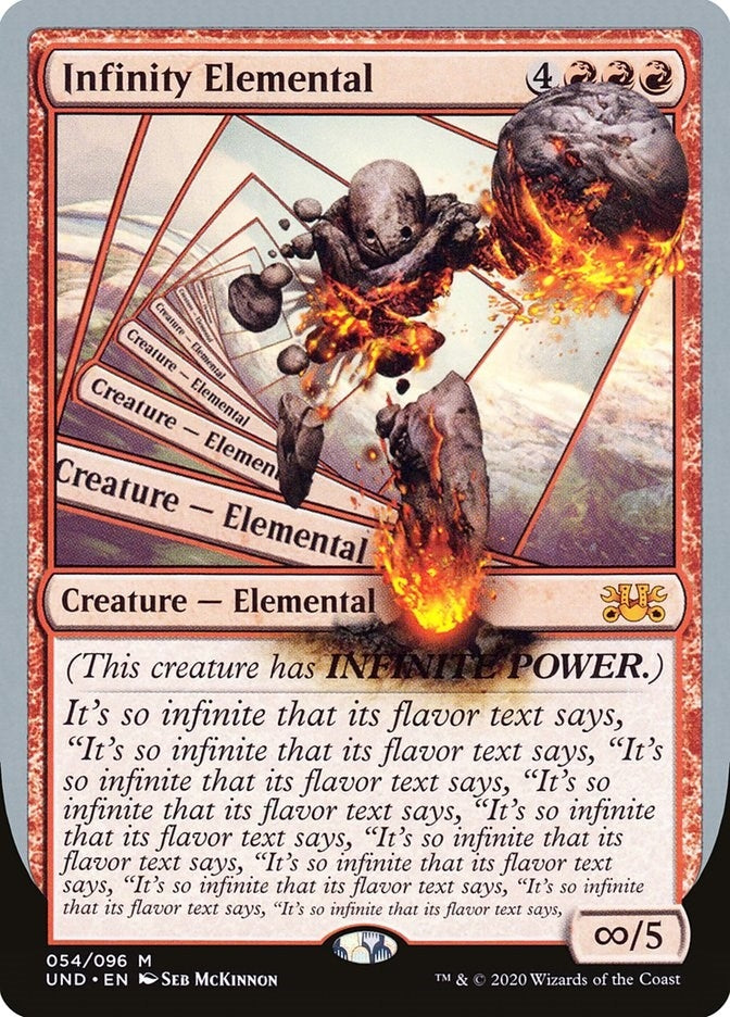 Image for Infinity Elemental (54) (Unsanctioned) - Magic: The Gathering
