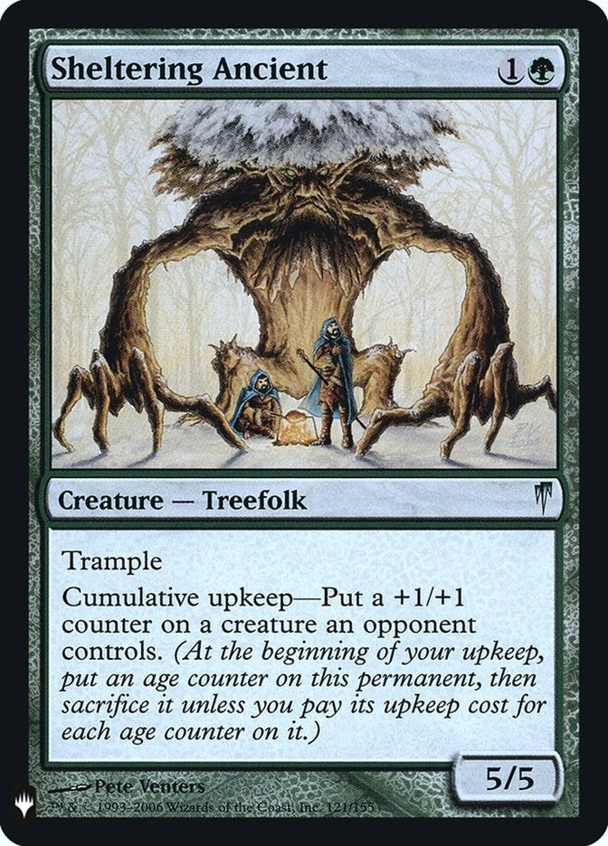 Image for Sheltering Ancient (121) (The List Reprints) - Magic: The Gathering