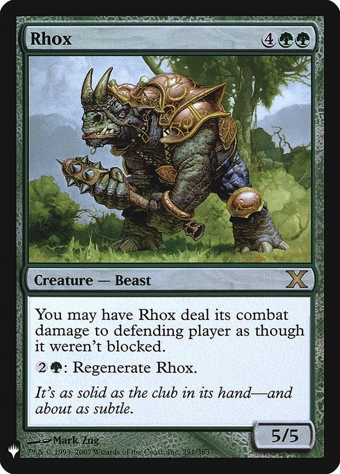 Image for Rhox (291) (The List Reprints) - Magic: The Gathering