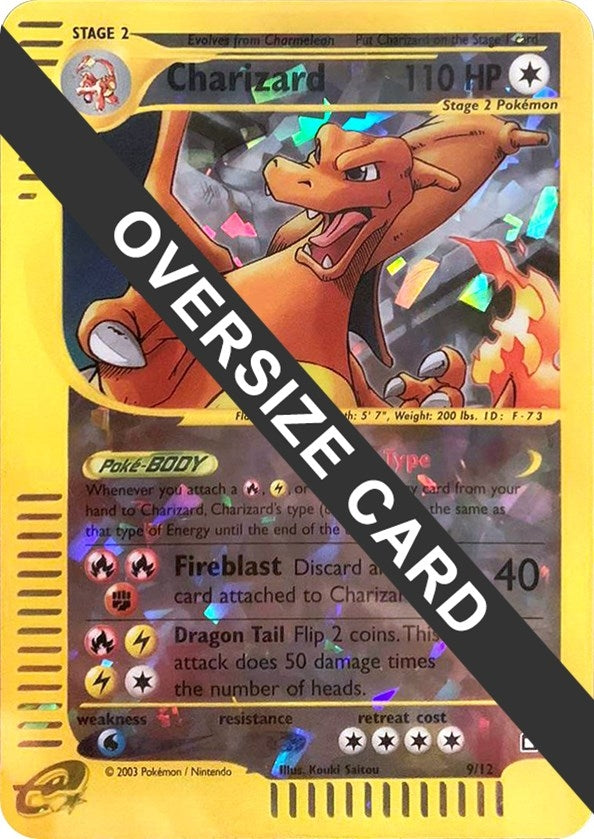 Image for Charizard - 9/12 (Box Topper) (009/012) (Jumbo Cards) - Pokemon