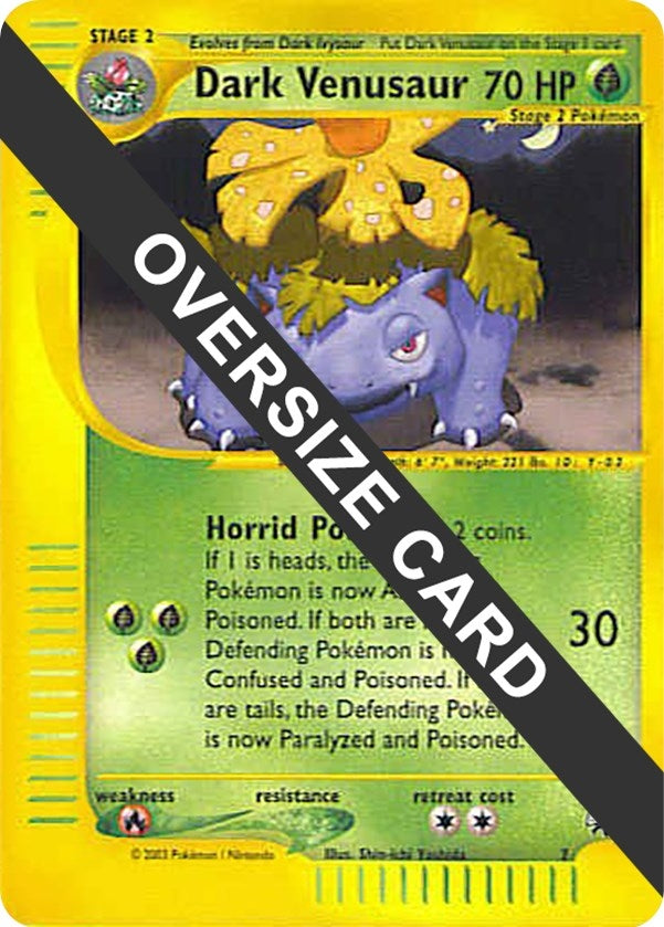 Image for Dark Venusaur - 7 (Best of Game 7 Promo) (007) (Jumbo Cards) - Pokemon
