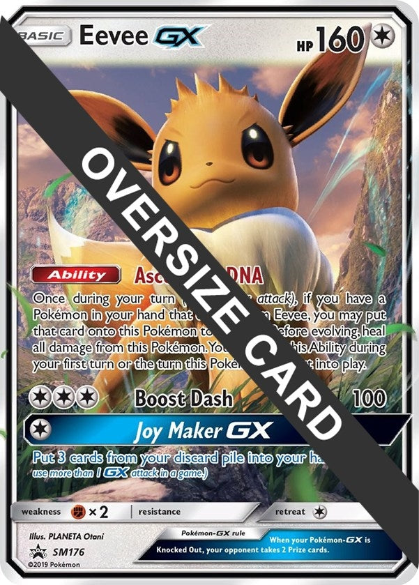 Image for Eevee GX - SM176 (SM Black Star Promo) (SM176) (Jumbo Cards) - Pokemon