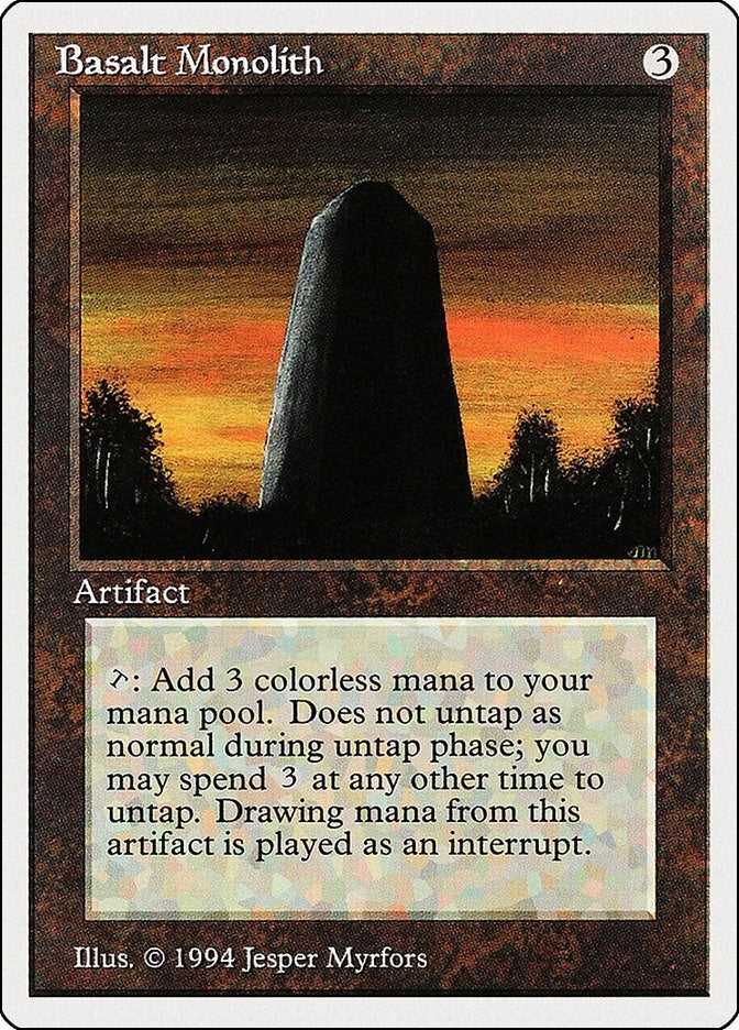 Image for Basalt Monolith (235) (Summer Magic) - Magic: The Gathering