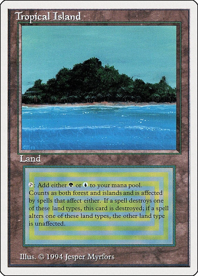 Image for Tropical Island (288) (Summer Magic) - Magic: The Gathering