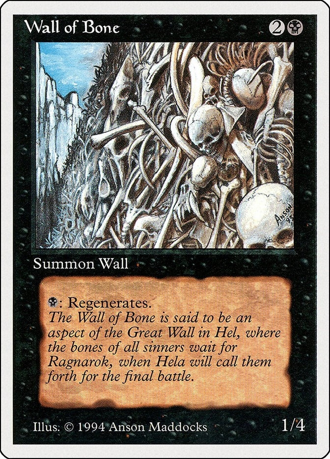 Image for Wall of Bone (134) (Summer Magic) - Magic: The Gathering