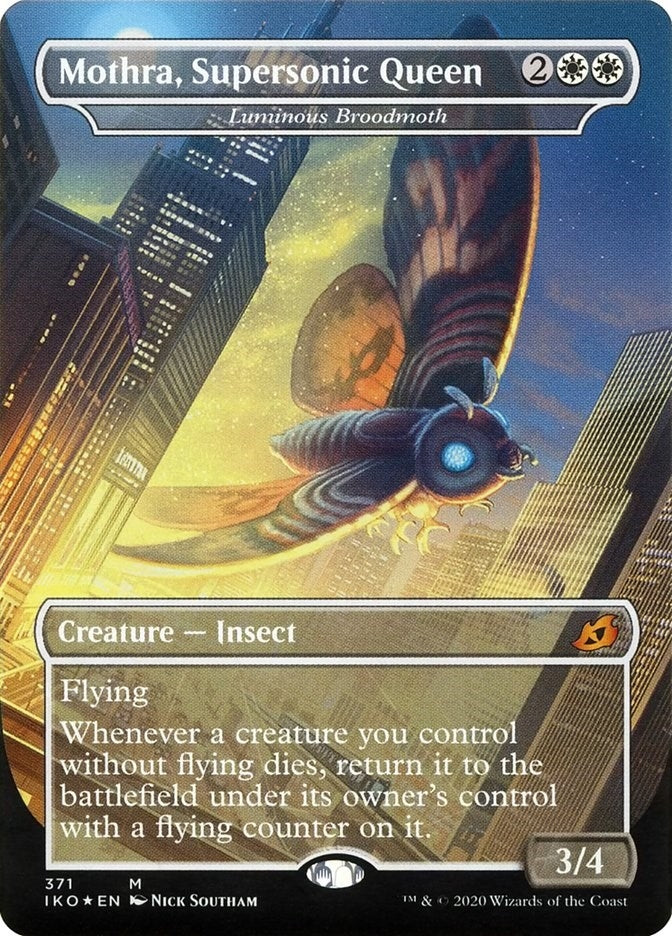 Image for Mothra, Supersonic Queen - Luminous Broodmoth (371) (Ikoria: Lair of Behemoths) - Magic: The Gathering