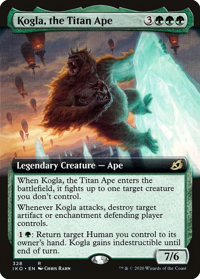 Image for Kogla, the Titan Ape (Extended Art) (328) (Ikoria: Lair of Behemoths) - Magic: The Gathering