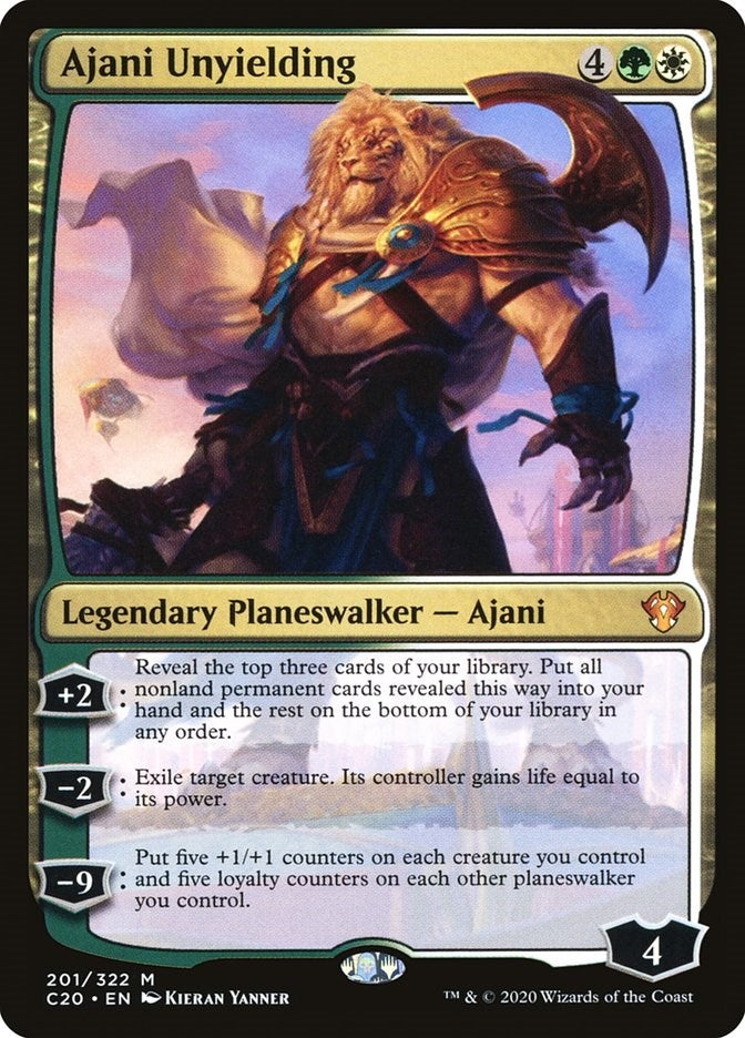 Image for Ajani Unyielding (201) (Commander 2020) - Magic: The Gathering