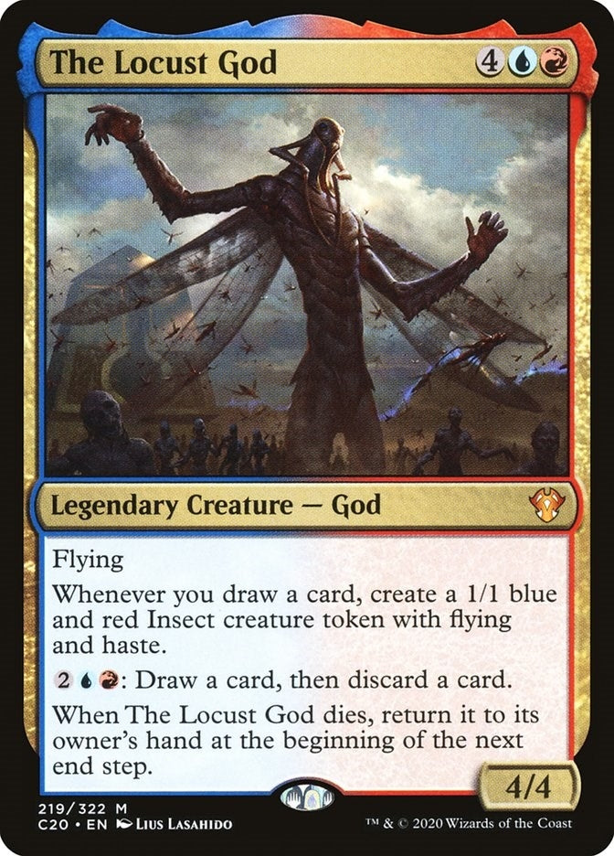 Image for The Locust God (219) (Commander 2020) - Magic: The Gathering